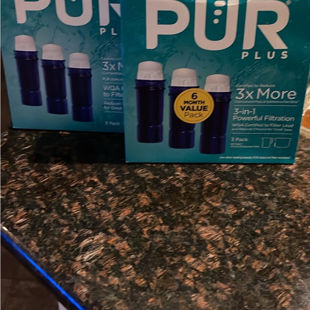 PUR Plus Blue Water Filter 3-Pack